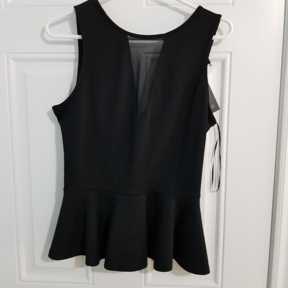 Top peplum mesh - Picture 4 of 5